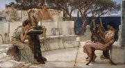 Alma-Tadema, Sir Lawrence Sappho (mk23) Sweden oil painting artist